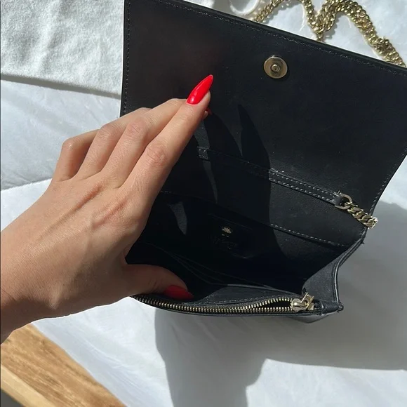 Versace Black Leather Chain Bag - Picture 6 of 6